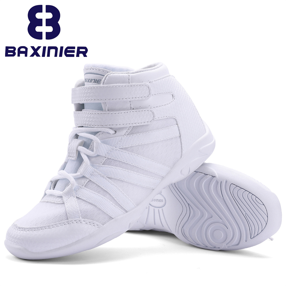 Badminton Youth - BAXINIER filles blanc haut Cheerleading chaussures