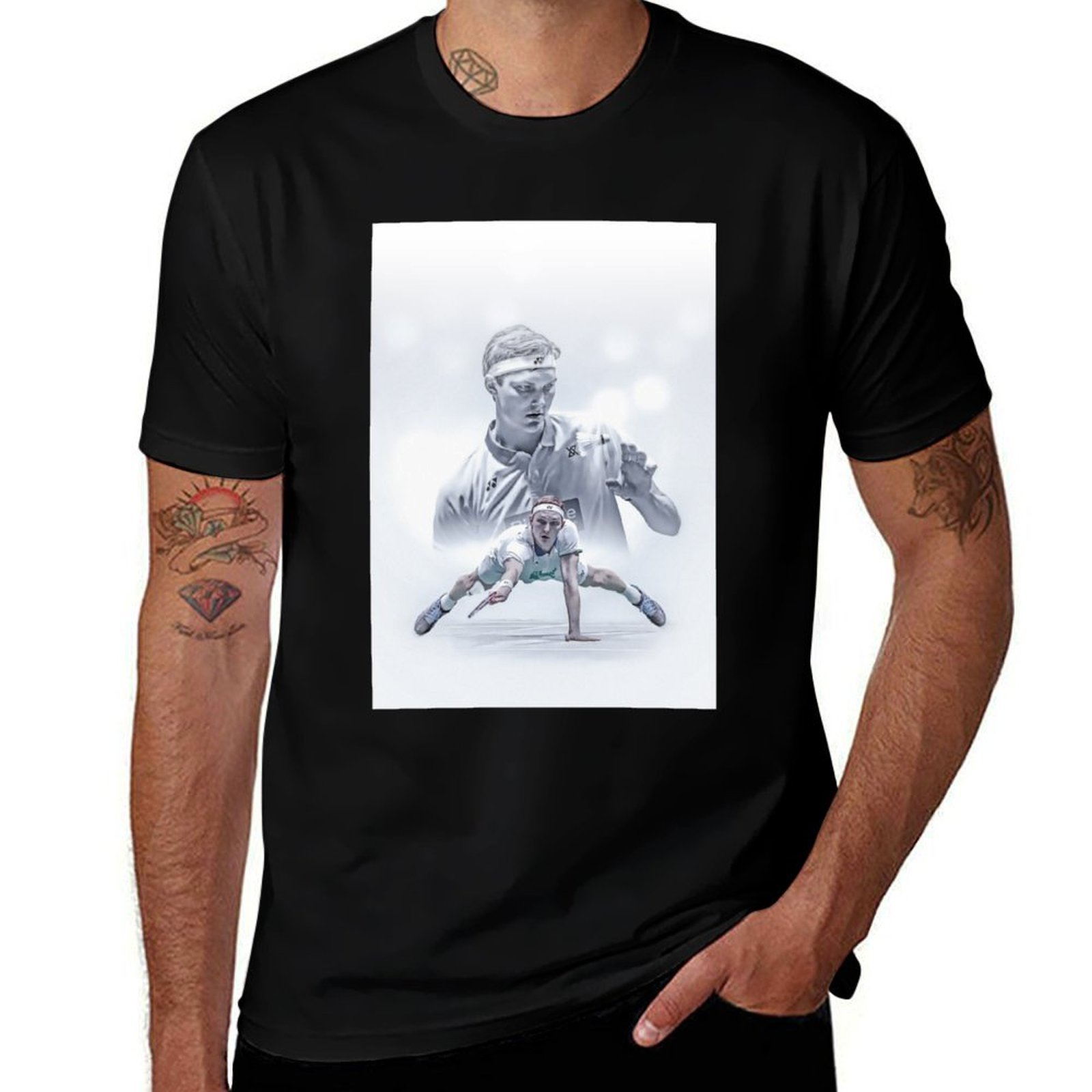 Badminton Denmark - Viktor Axelsen - T-shirt de badminton
