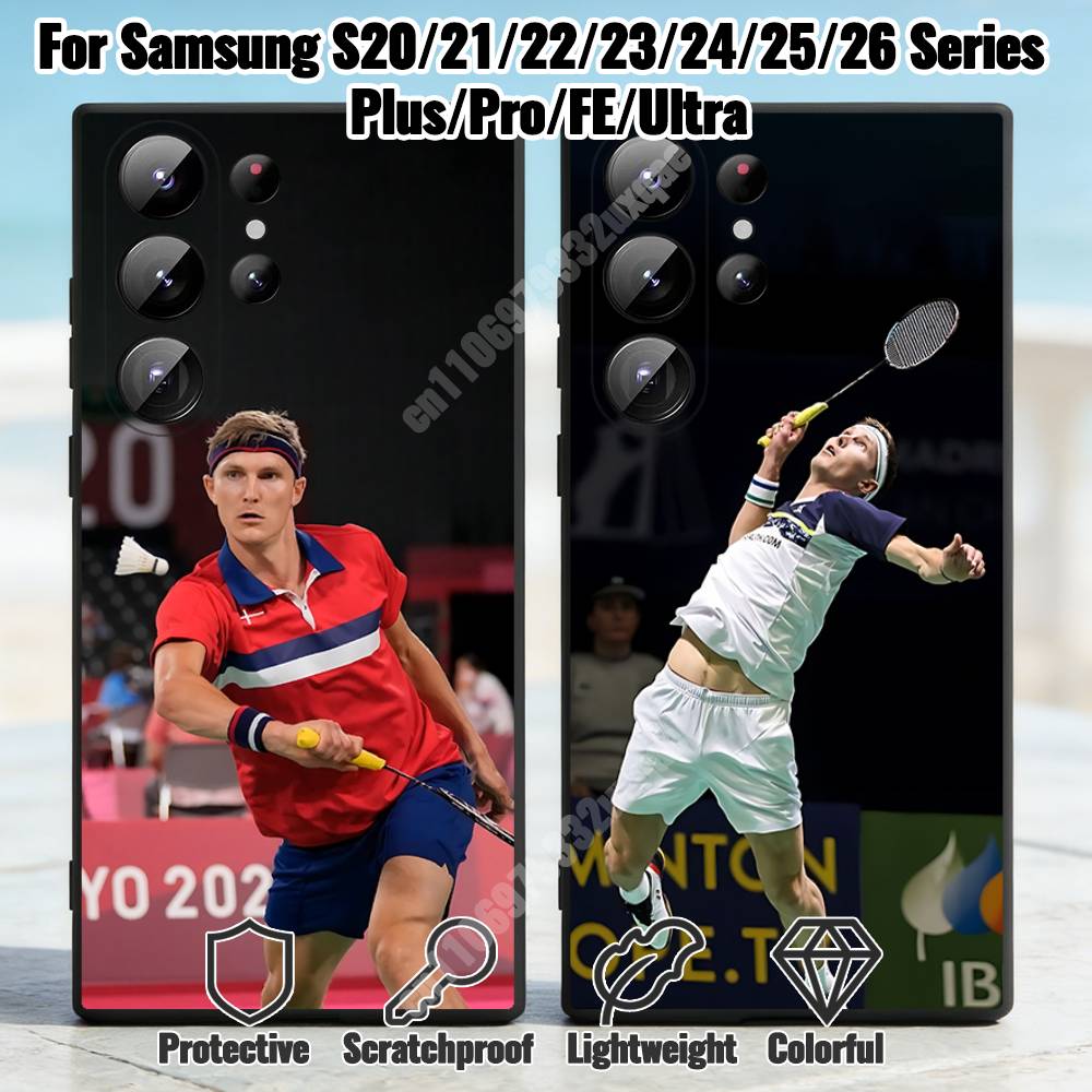 Badminton Denmark - Coque de téléphone Danemark Badminton A-Axelsen-S