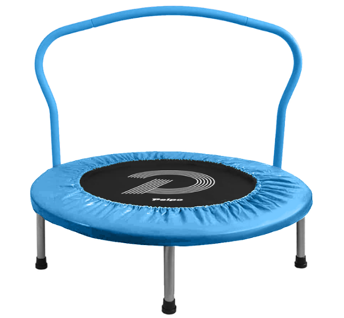 Training Net Mini - Mini trampoline pour enfants avec poignée,