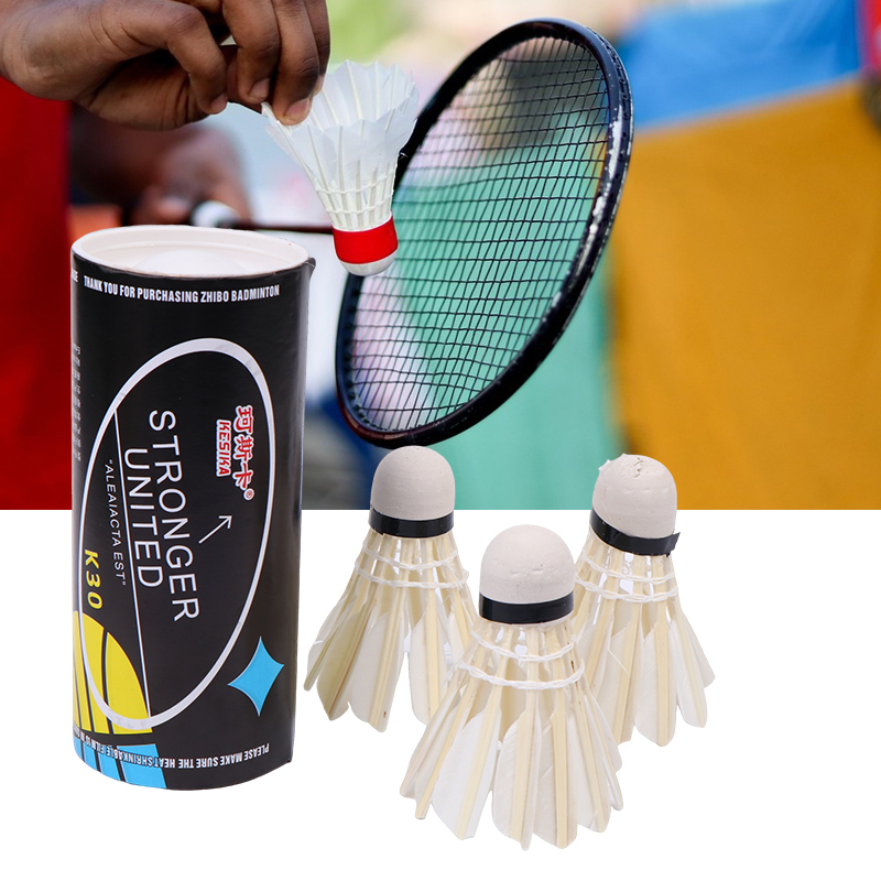 Badminton Youth - Volants de Badminton professionnels blancs, 3