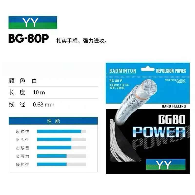 Badminton Yonex String - Nouvelle corde de badminton YY BG80