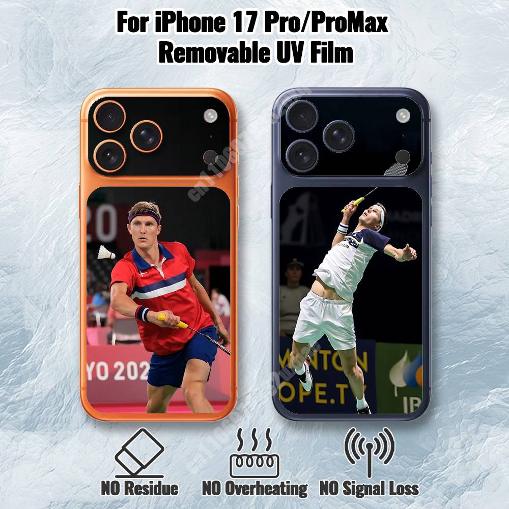Badminton Denmark - Film UV amovible A-Axelsen-S pour coque
