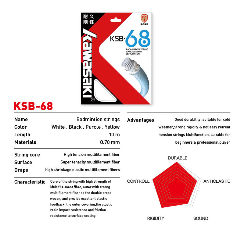Kawasaki – corde de raquette d - Badminton Yonex String avis et prix